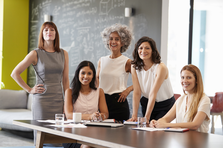 Women in group